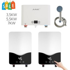 Nisorpa Elektrischer Durchlauferhitzer Elektronisch 230V Küche Bad 3.5/5.5/7KW