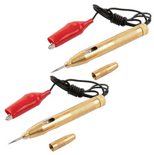 Prüflampe Spannungsprüfer 6-24V KFZ 2er SET Stromprüfer Auto Autospannungsprüfer