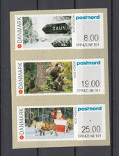 Dänemark Automatenmarken Michel-Nr.: 90 - 92 als 3er-Folienstreifen ** (841)