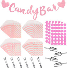 114 Stück Candy Bar Zubehör