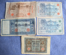 Alte Geldscheine Banknoten Sammlung verschiedene Währungen Konvolut