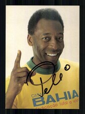 Pele Brasilien Weltmeister 1958/62/70 Autogrammkarte Original Signiert +A 253788