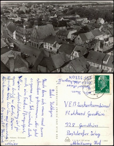 Grimmen panorama ansicht - grimmen, panorama-ansicht