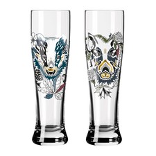 RITZENHOFF Weizenbierglas Weißbierglas BRAUCHZEIT #7 / #8 Set 2 Stück je 646 ml