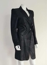 Vintage Leather Coat Ann Demeulemeester