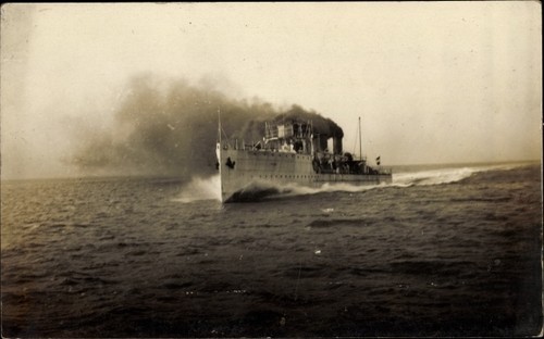 Foto dampfschiff dampfer - ak, dampfschiff,