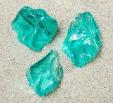 Glasbrocken Gartendekoration