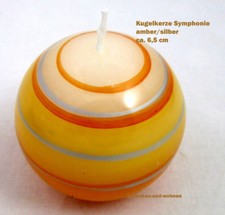Kugelkerze symphony amber - kugelkerze,