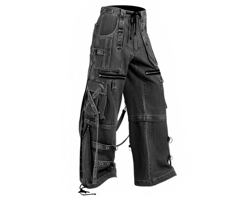 Graue strap jeanshose für - strap,