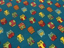 Stoff Baumwolle Jersey Eulen