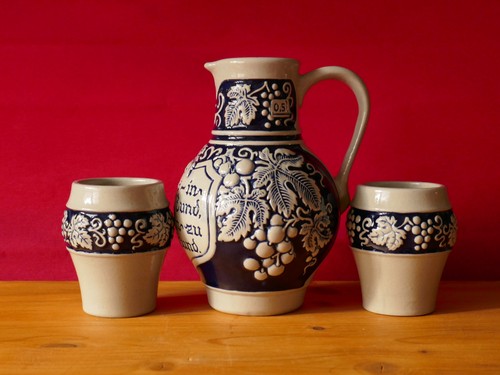 Weinkrug set vintage - vintage,, gerz
