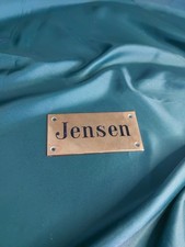Altes Türschild Messing "