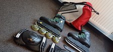 K2 Schlittschuh / Rollerblades mit Tasche u. Schoner, Gr 40 (Fuß 39!)