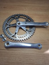 Retro Vintage Fahrradteile Neu im Karton NOS Nervar Kurbelgarnitur - 42T-52T,...
