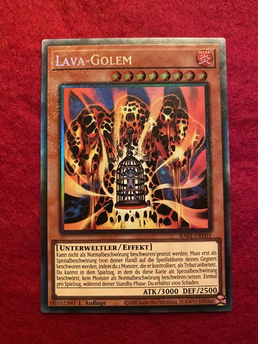 Lava golem - yu-gi-oh!, lava-golem