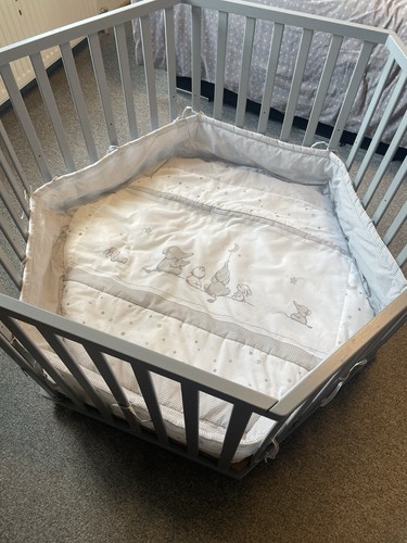 Eckiges babybett laufstall - 6-eckiges,
