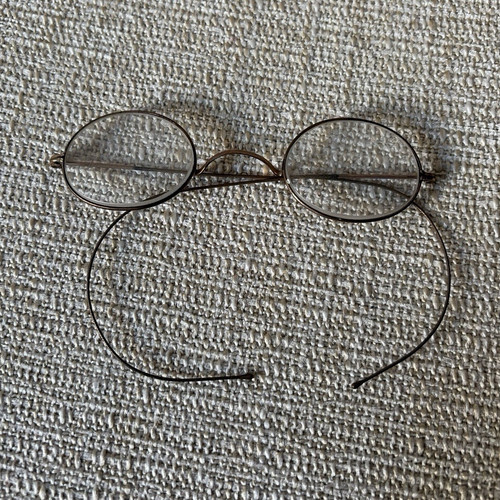 Antike reitbrille nickelbrille - antike,