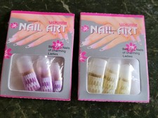 2 x 10er Set künstliche Fingernägel, NAIL ART