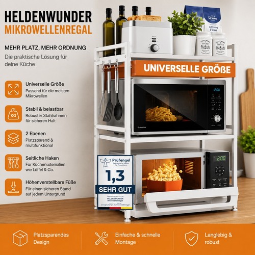 Heldenwunder mikrowellenregal - heldenwunder,