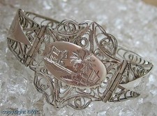 Filigranarmband Silber Armband Armbänder Silber antiker Armschmuck Antik