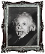 Albert Einstein art Vintage