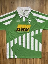 Original Werder Bremen Puma Trikot Größe XL Grün Auswärts 94/95 Langarm