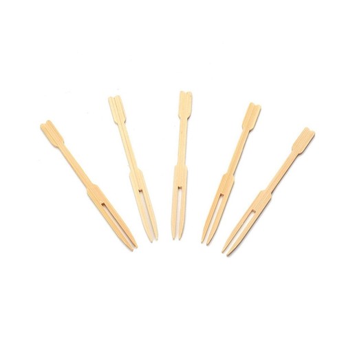 Gabel zahnig aus bambus - gabel, bambus,