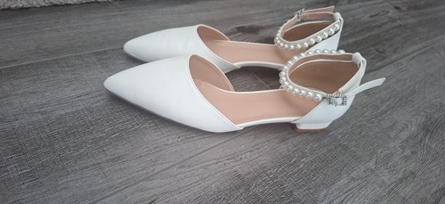 Brautschuhe flach ivory - brautschuhe,