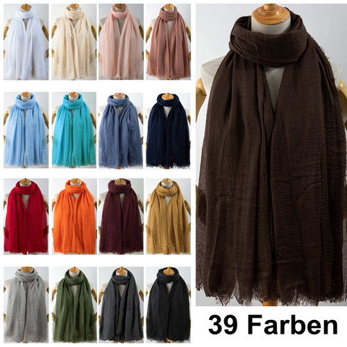 Xxl damen schal uni - schal, herbst