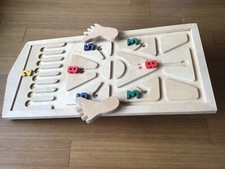 NEU 2-in-1 Naturholz Balance Board Kugel Labyrinth Made in Germany