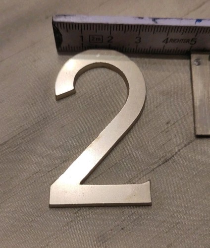Vintage aluminium zahlen - aluminium,