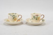 C26M59- 2x Sarreguemines Keramik Mokkatasse mit UT datiert 1950