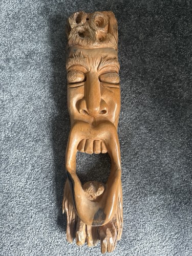 Massive holzmaske - massive,