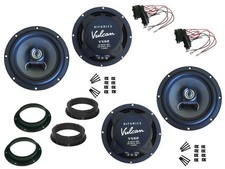 Hifonics Lautsprecher Set für VW Tiguan 5N AD1 Bj 07-15 Tür vorn hinten 360 Watt