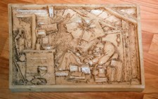 Kerze  Relief | Reliefkerze | Geschenkidee | Paraffinkerze Wachsrelief