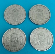 4 x 100 Peseta Spanische