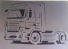 #2 LKW Airbrush Schablone Template Man Mercedes Scania Volvo Kamaz Paint Art