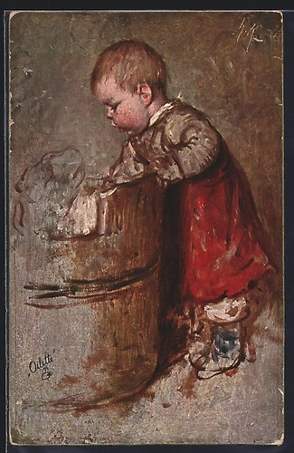 Künstler hermann kaulbach - künstler-ak,