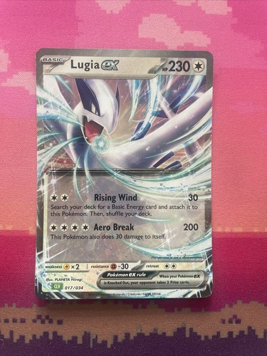 Pokemon karte lugia 017 034 - ex, 017/034