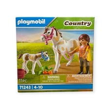 PLAYMOBIL 71243 Country Pferd mit Fohlen Spielset mit Figur