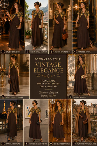 Vintage maxikleid 1969 1971 - vintage, 1969-1971