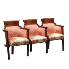  Vintage Theatersessel Holz