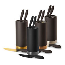 Echtwerk Küchenmesser 4-teilig Messerblock Schälmesser Messerset Gemüsemesser
