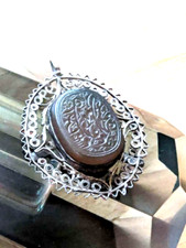Pendant Silver, A Brown Agate