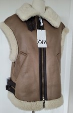 Zara weste shearling - weste, teddyfell