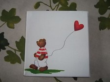 Bild Teddy in Love Keilrahmen