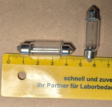 Soffitte 7 V 0,3 A (7V 300mA) 2 W, Soffitten-Lampe 39 mm x 11 mm