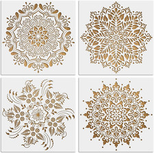 4 Stück Groß Mandala Dot