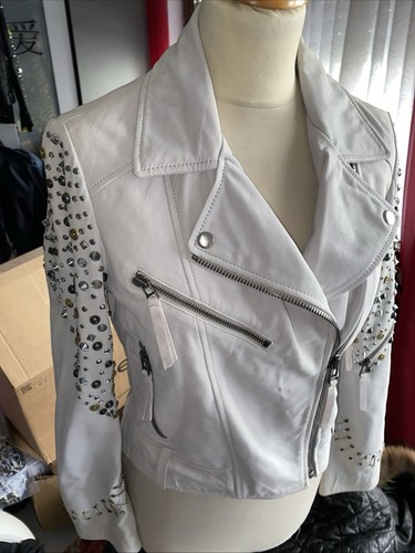 Jacke lederjacke bikerjacke - lederjacke,