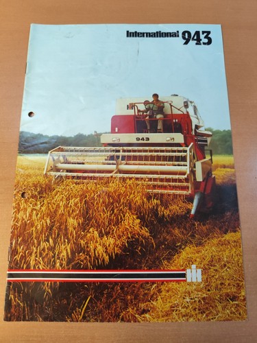 Ihc 943 mähdrescher prospekt - mähdrescher,
